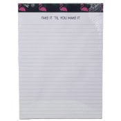 Wholesale - Notepad -Fake It 'Til You Make It C/P 64, UPC: 885114881062